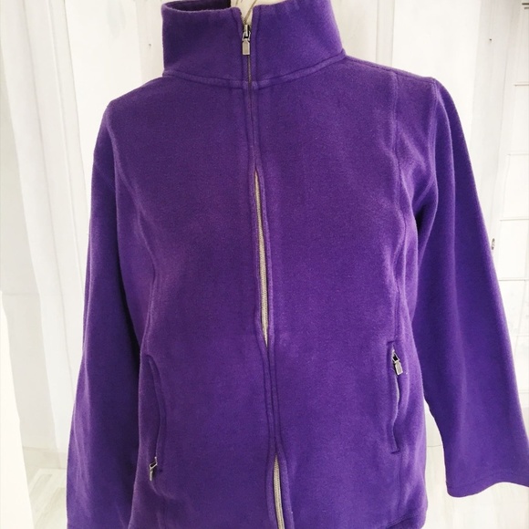 Kirkland Signature Jackets & Blazers - Kirkland Signature 2XL Purple Zip Up Jacket Plus